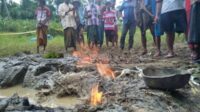 Warga Batang-Batang Temukan Sumur yang Mengandung Gas Bumi