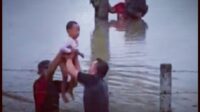 Viral”Video Aksi Penyelamatan Satu Keluarga Mendapat Respon Baik Oleh Pengguna Facebook