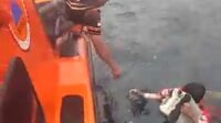 Virall…! BPBD Bontang Temukan Pria di Tengah Laut