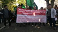 Pasca Insiden Kemanusiaan, HMI Demo Mapolres Sumenep