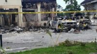 Polisi Amankan 6 Orang Tersangka Pelaku Pembakaran Polsek Tambelangan