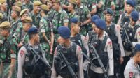 TNI dan POLRI Kerahkan Pasukan Saat Jelang Putusan MK
