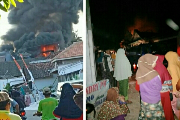 SUMENEP BREAKING NEWS: Kebakaran Toko Budi Santoso Sampai Saat Ini Api Masi Belum Bisa di Jinakkan