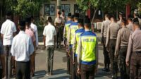 Peringati Hari Santri Nasional 2019, Polres Bangkalan Gunakan Atribut Ala Santri Saat Apel