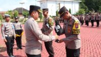 Kapolsek Kota Sumenep Dapat Bendera Tengkorak