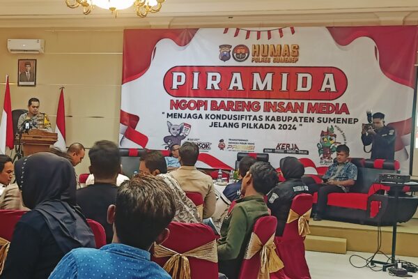 Jelang Pilkada 2024, Polres Sumenep Bersama Media Jaga Kondusifitas dan Lawan Berita Hoax