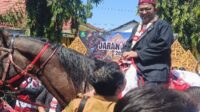 Lestarikan Budaya Sumenep, Bupati Menunggangi Kuda Serek Depan Labeng Mesem
